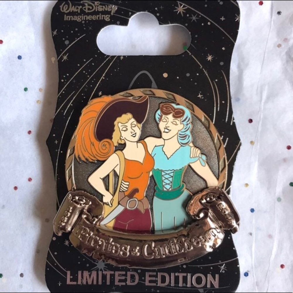 Disney Pin WDI Pirates of the Caribbean 50th Anniversary Pirate Wenches LE 300